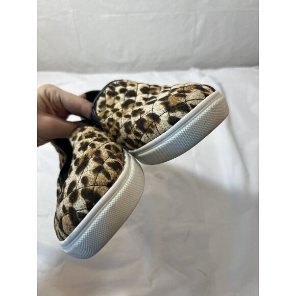 Steve Madden Women Animal Print Quilted Fabric Slip On  Sneakers Sz 7 JECNTRCO - Picture 11 of 12